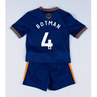 Newcastle United Sven Botman #4 Tretí Detský futbalový dres 2025-26 Krátky Rukáv (+ trenírky)